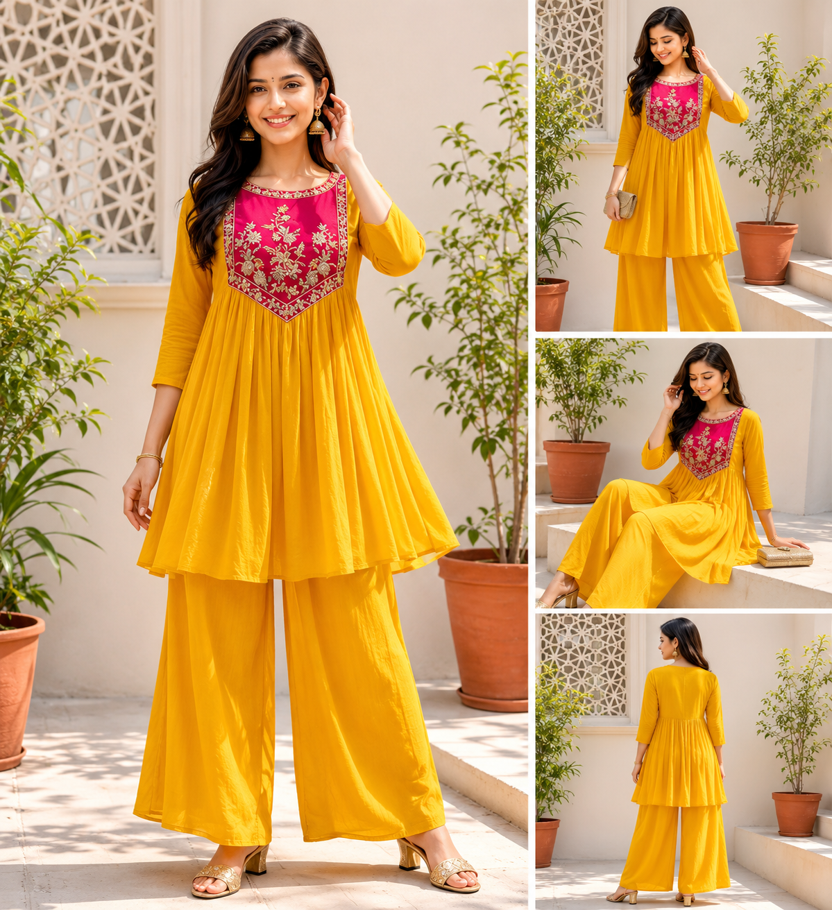 Yellow Trending Top and Bottom Set